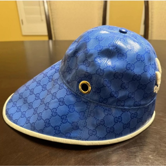 New Gucci x Adidas Wide Brim GG Supreme Logo Hat Size L - Picture 7 of 13